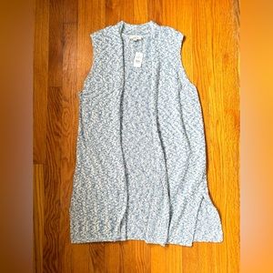 NWT LOFT Mis-Length Sweater Vest Women’s L